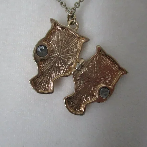 **3 for $15** Enamel Owl locket necklace - Picture 3 of 7